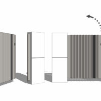Skica - Hliníkový plot BOSTON od výrobcu ELMAR
